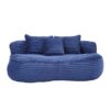Bean Bag Sofa Lazy Sofa Durable Comfort Lounger High Back Chair For Adults And Kids, Indoor & Outdoor - Navy - Image 17