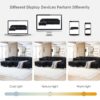 Modern Cloud Sectional Sofa L Shaped Luxury Couch Set With 2 Free Pillows 4 Seat With Oversized Chaise - Black - Image 22