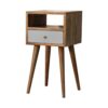 Mini Hand Painted Bedside Table - Light Blue - Image 15