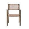 Outdoor Dining Chair (Set of 2), Patio Chairs - Gray / Light Brown - Image 5