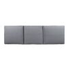Ariana - Wooden Chaise Lounge With Cushion, Stylish Outdoor Relaxation - Gray - Image 10