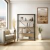 Itzel - Bookshelf - Gray / Oak - Image 10