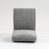 Modular Sectional Sofa Armless Seat Module, Corduroy Sectional Couch, Single Couch Modular Armless Accent Chair With Back Cushion - Gray - Image 10