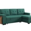 3 Piece Upholstered Sectional - Green - Image 18