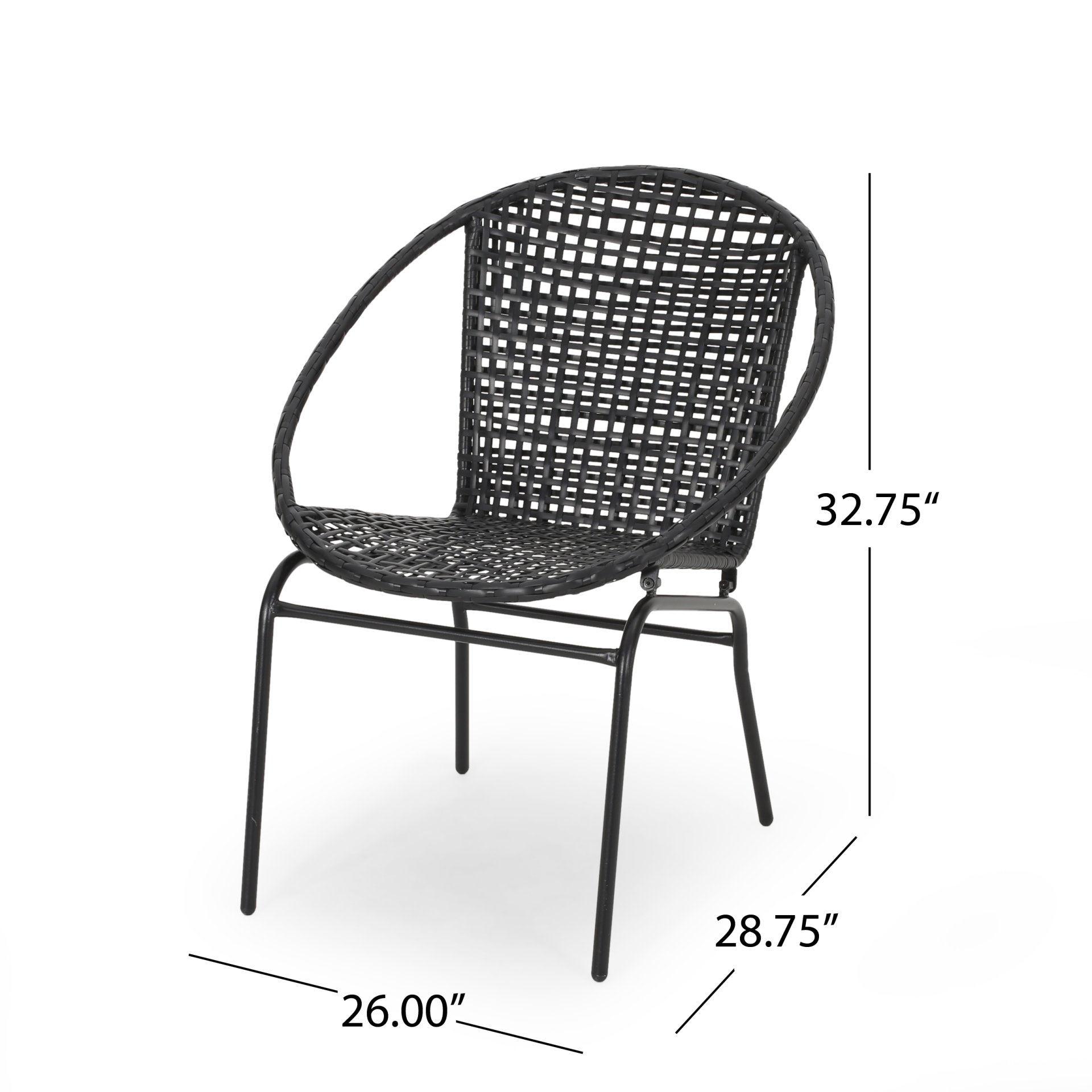 Java - Chair With Comfortable Design - Black - Image 3