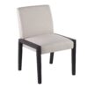 Carmen - Contemporary Chair (Set of 2) - Beige / Black - Image 2