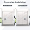 Semi Frameless Double Sliding Shower Door With 1 / 4" Sgcc Tempered Glass - Chrome - Image 13