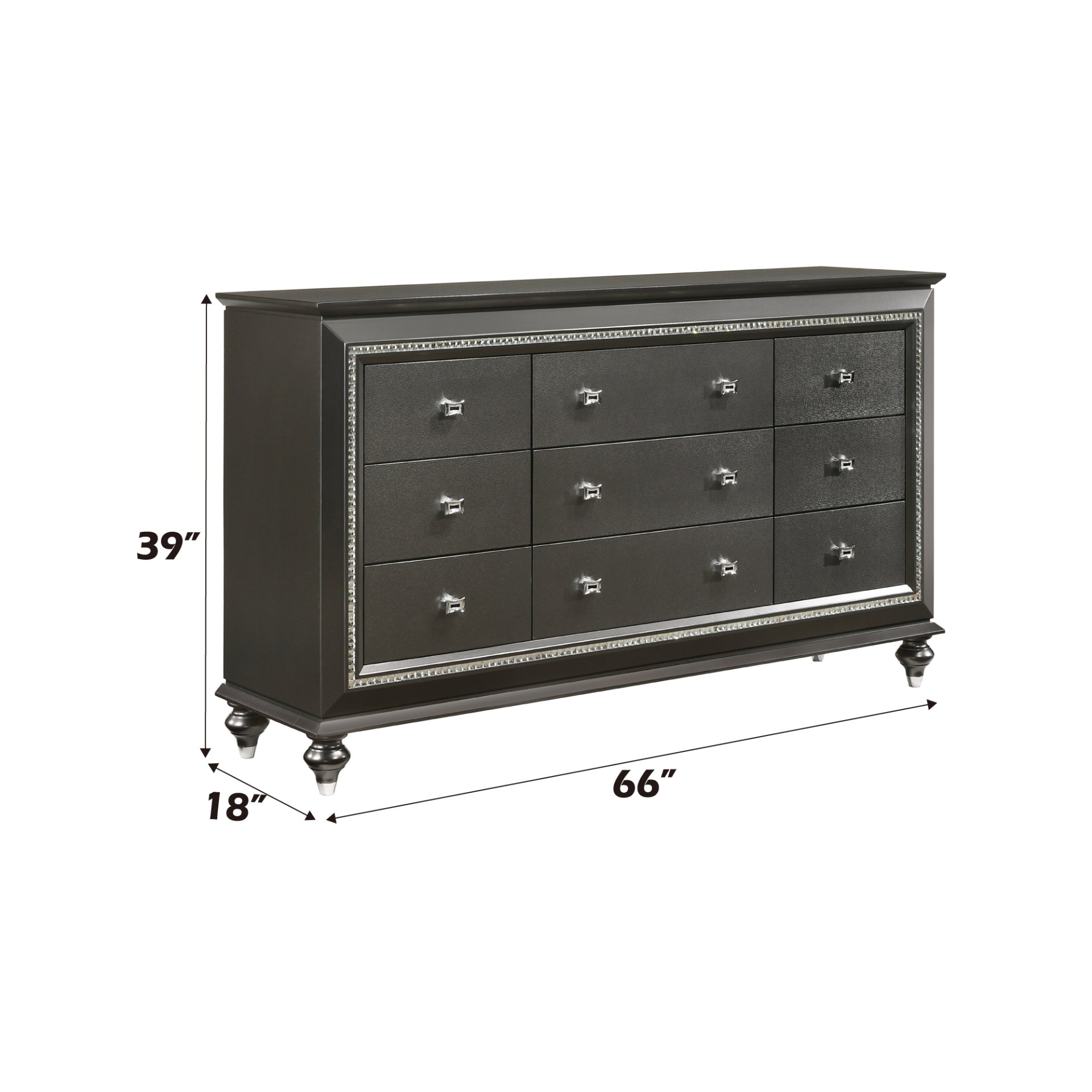 Kaitlyn - Dresser - Silver Gray - Image 3