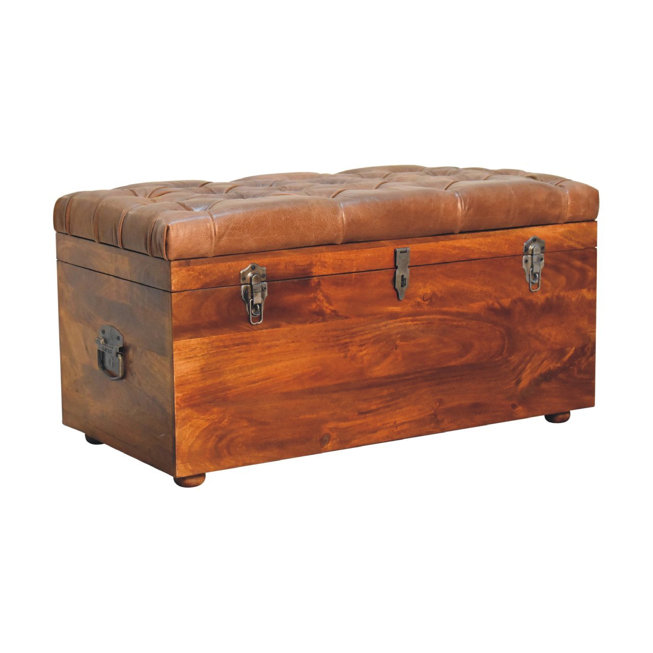 Buffalo - Hide Storage Trunk - Chestnut - Image 3