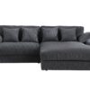 Mystic - Reversible Sectional Sofa Chaise - Dark Gray - Image 4