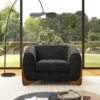 Alpine - Sherpa Arm Chair - Ebony Black - Image 2