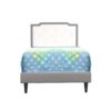 Deb - Twin Bed - Light Gray / White - Image 5