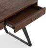 Lowry - Large Desk - Distressed Charcoal Brown - Image 4