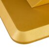 Modern Minimalist Dining Table With Imitation Marbled Glass Top And Legs For Kitchen And Living Room - Gold - Image 12