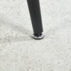 Extensible Table, Dining Table, Office Table, Coffee Table Metal Leg - Walnut / Black - Image 10