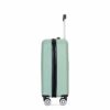 2 Piece Luggage Set With Spinner Wheels, Lightweight Suitcase (20 / 14) - Olive Green - Image 10