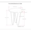 Patrice - Wood Accent Table - Natural / Gold - Image 9