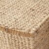 Rectangular Curve Water Hyacinth Woven Wicker Trunk With Handles For Clothes Toys Magazines And Book Storage - Natural / Light Brown - Image 7