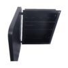 Recessed Metal Framed Medicine Cabinet With Mirror And Adjustable Shelves Wall Mirror With Storage For Bathroom - Black - Image 10