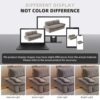 Queen Pull Out Sofa Bed, 3 In 1 Convertible Sleeper Sofa, Multi Functional Loveseat Bed - Gray - Image 11
