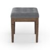Waverly - Small Tufted Ottoman Bench - Stone Gray - Image 2