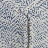 Nate - Square Pouf - Patterned Denim Melange - Image 2