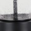 Jenna - Contemporary Table Lamp (Set of 2) - Clear Seeded / Matte Black / Matte Black - Image 4
