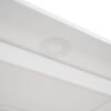 Full Size Murphy Wall Bed With Shelves And LED Lights - White - Image 12