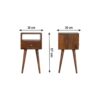 Mini Nightstand - Chestnut - Image 12