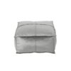 Nati - Square Pouf Ottoman And Floor Cushion - Smoke - Image 5