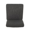 Contemporary Fabric Dining Chair With Upholstered Seating And Tapered Legs - Charcoal - Image 8