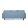 Jenny - Contemporary Tufted Fabric 3 Seater Sofa - Blue - Image 9