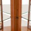 Corner Curio Cabinet With 5 Shelves And Lighting System (E26 Light Bulb Not Included) - Oak - Image 9
