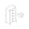 Carlos - 5 Pieces Queen Bedroom Set - Black - Image 9