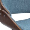 Malden - Bentwood Dining Chair With Wood Back - Denim Blue - Image 2