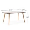 Mid Century Coffee Table With Mindi Veneer - Natural - Image 3