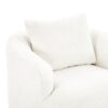 360° Swivel Barrel Sofa Chair With Throw Pillow, Chenille Upholstered Accent Chair - Beige - Image 18