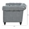 1 Seater Sofa For Living Room - Gray - Image 15