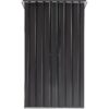 Outdoor Storage Shed, Metal Steel Garden Shed With Single Lockable Door, Small Shed Outdoor Steel Utility Tool Shed For Backyard Patio Garden Lawn - Black - Image 5
