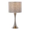 Lenuxe - Contemporary Table Lamp (Set of 2) - Nickel / Gray - Image 3