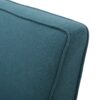 Contemporary Loveseat With Upholstered Fabric And Birch Wood Legs - Teal - Image 14