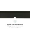 Modern Wall-Mounted Floating TV Stand - Coastal Oak - Image 4