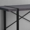 Computer Desk For Home Office, Laptop, Contemporary - Gray - Image 2