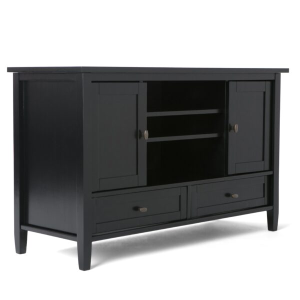 Warm Shaker - TV Media Stand Handcrafted - Black