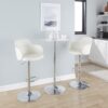 Clear - Adjustable Contemporary Bar Table - Clear - Image 2