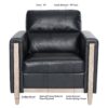 1 Seater Sofa For Living Room - Black - Image 5