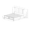 Brenda - 5 Piece King Bedroom Set With LED Lighting - Gray - Image 13