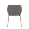 Daniella - Contemporary Dining Chair (Set of 2) - Chrome / Gray - Image 5