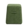 Oliver - Tapered Square Upholstered Ottoman - Moss Green Fleeced - Image 3