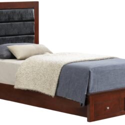 Twin Storage Bed - Cherry